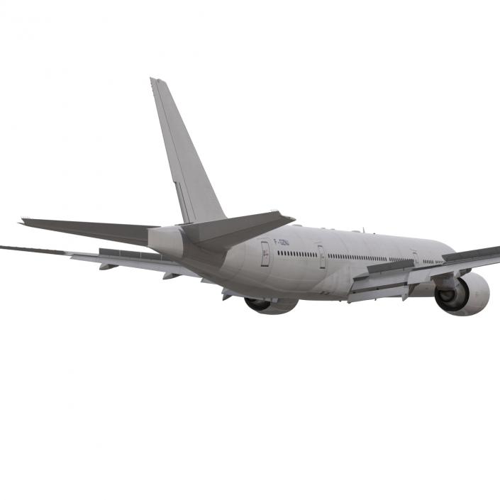 3D Boeing 777-8x Generic Rigged model