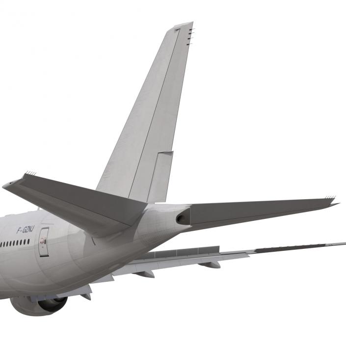 3D Boeing 777-8x Generic Rigged model