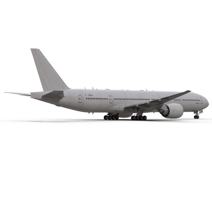 3D Boeing 777-8x Generic Rigged model