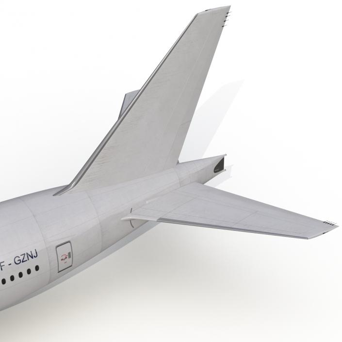 3D Boeing 777-8x Generic Rigged model