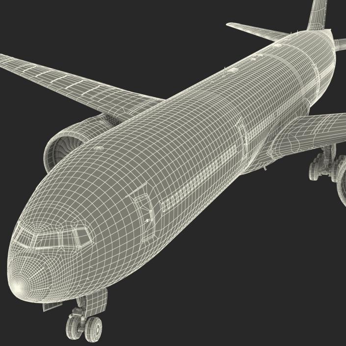 3D Boeing 777-8x Generic Rigged model