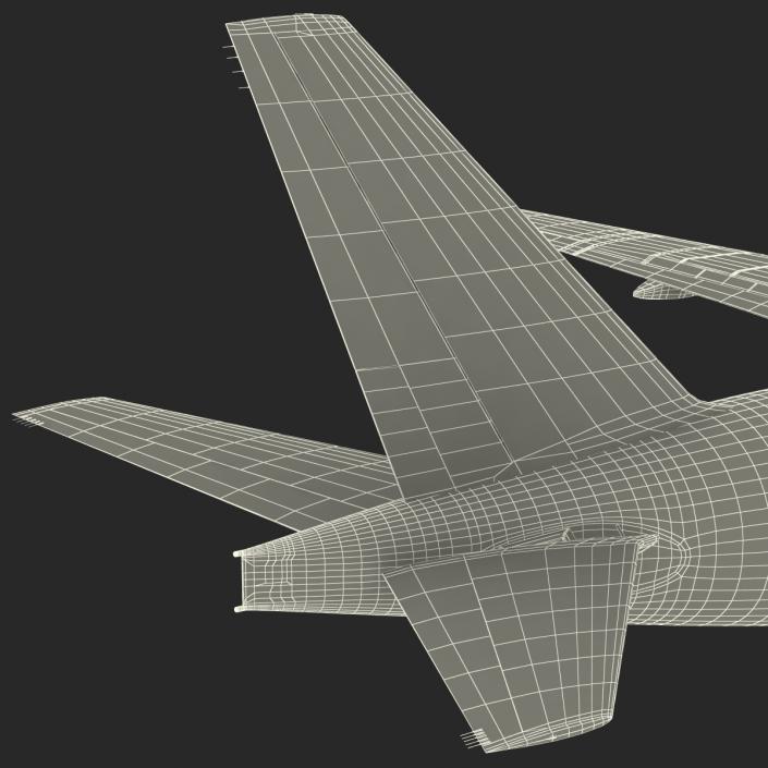 3D Boeing 777-8x Generic Rigged model