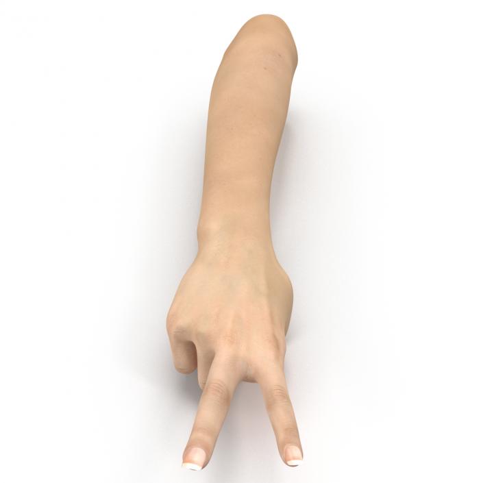 3D model Female Hand 3 Pose 2