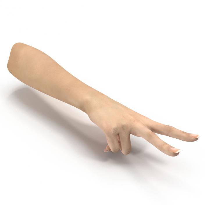 3D model Female Hand 3 Pose 2