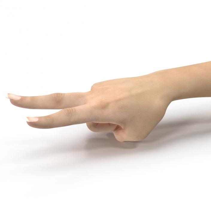 3D model Female Hand 3 Pose 2