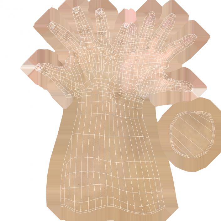 3D model Female Hand 3 Pose 2