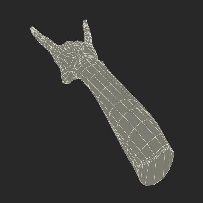 3D model Female Hand 3 Pose 3