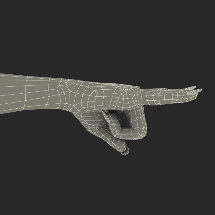 3D model Female Hand 3 Pose 3