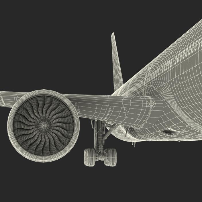 3D Boeing 777 9x Generic