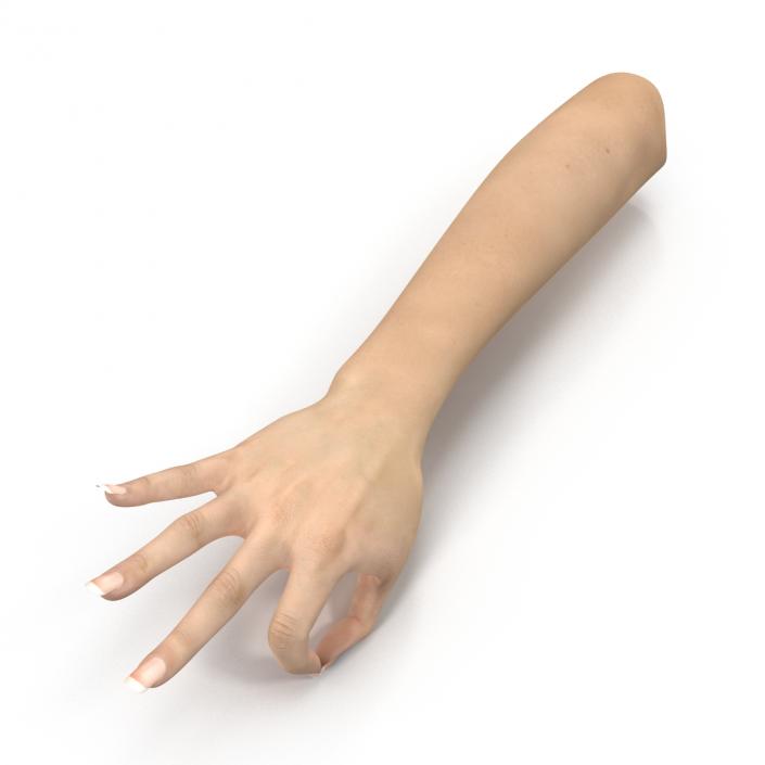 3D model Female Hand 3 Pose 4