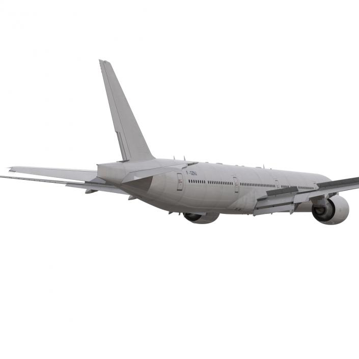 3D Boeing 777 9x Generic Rigged model