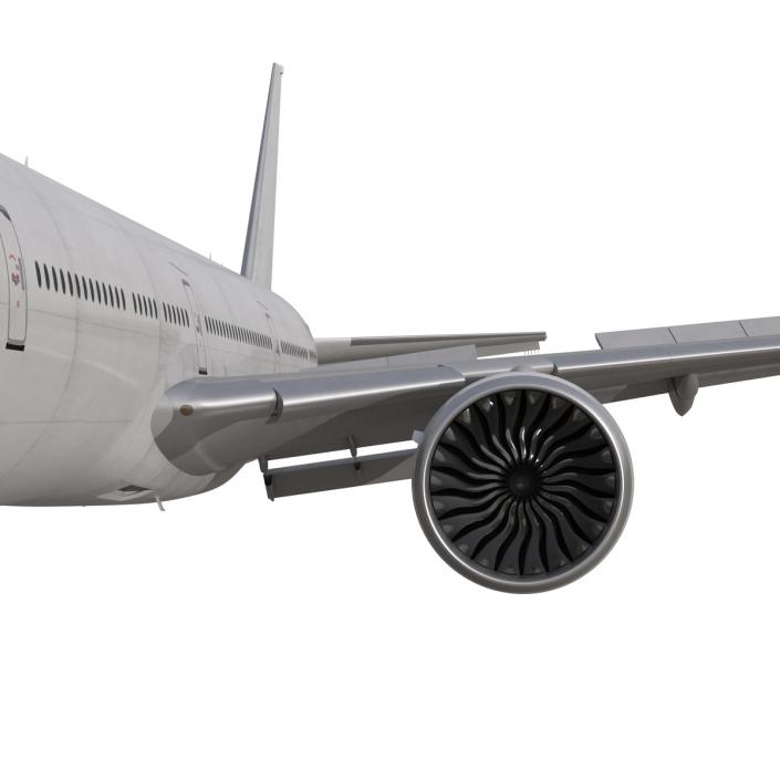 3D Boeing 777 9x Generic Rigged model