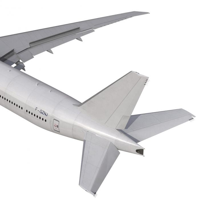 3D Boeing 777 9x Generic Rigged model