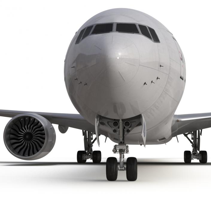 3D Boeing 777 9x Generic Rigged model