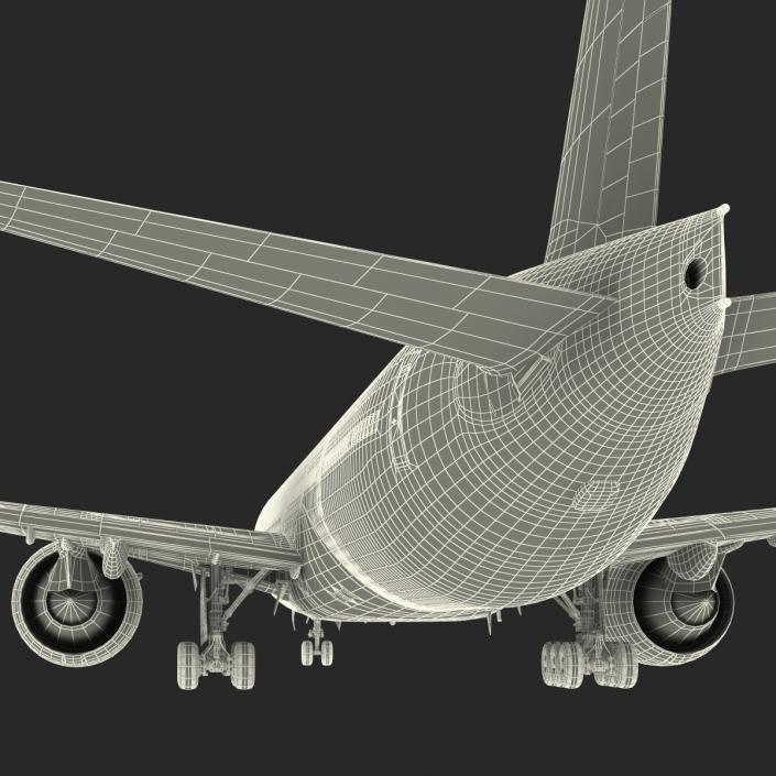 3D Boeing 777 9x Generic Rigged model