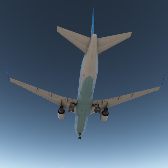 3D model Boeing 767-300F Condor Flugdienst Rigged