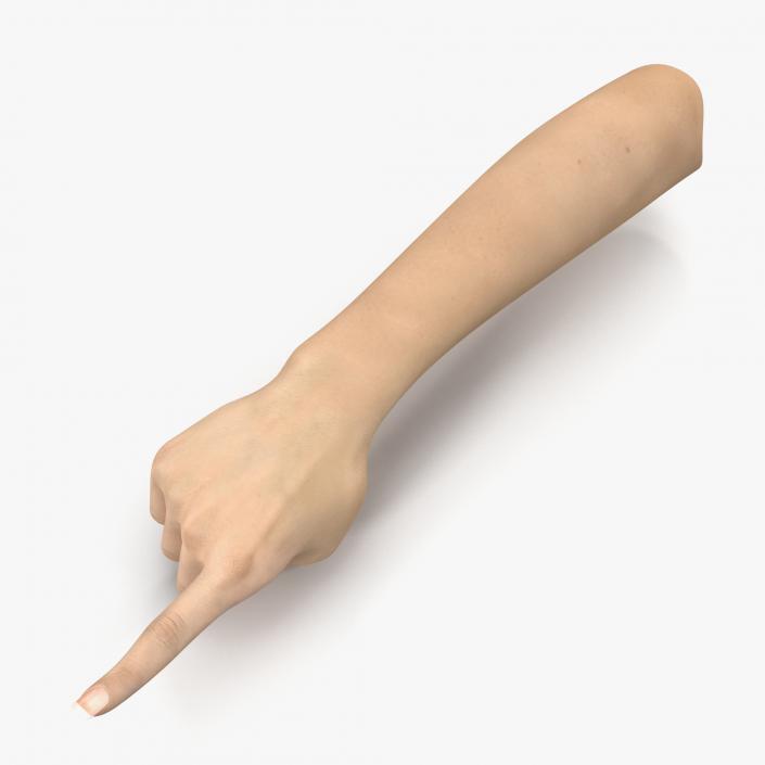 3D model Female Hand 3 Pose 5