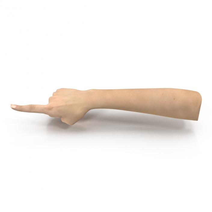 3D model Female Hand 3 Pose 5