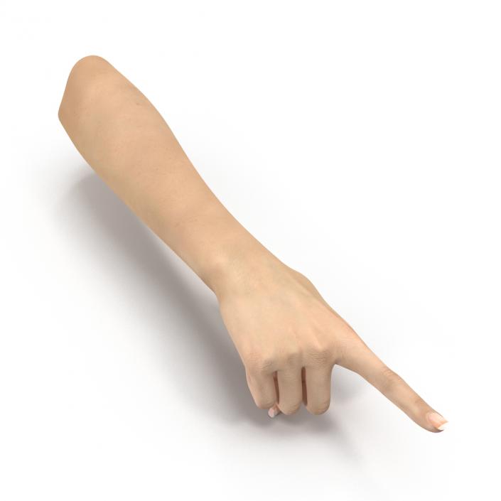 3D model Female Hand 3 Pose 5