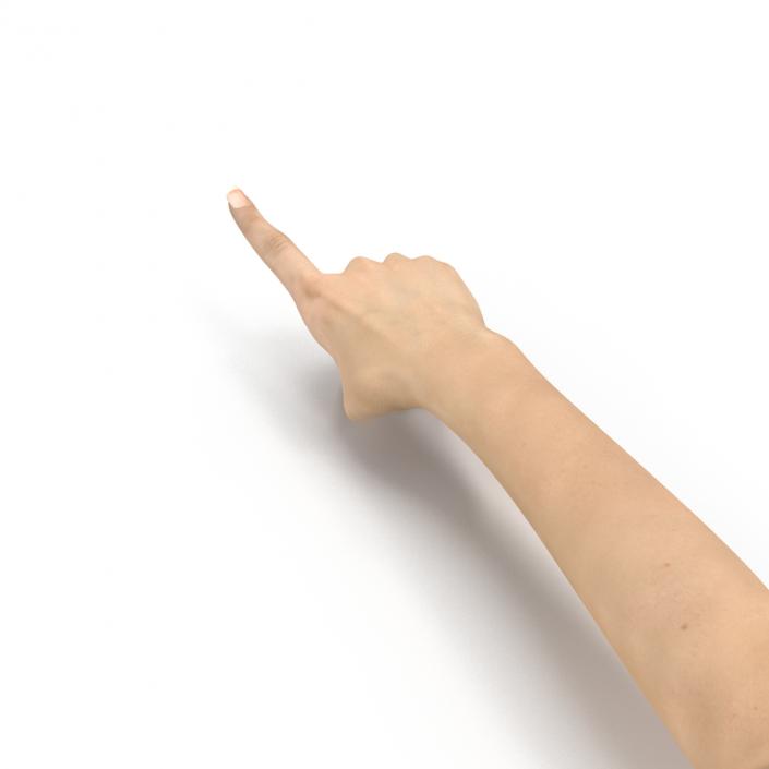 3D model Female Hand 3 Pose 5