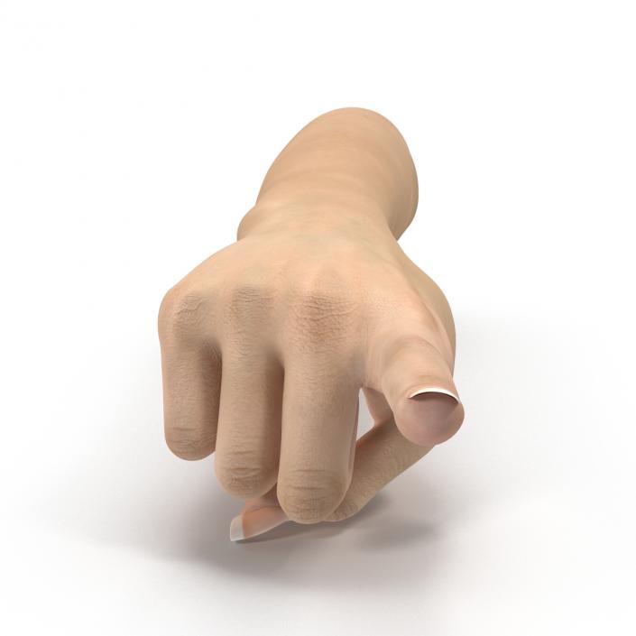 3D model Female Hand 3 Pose 5