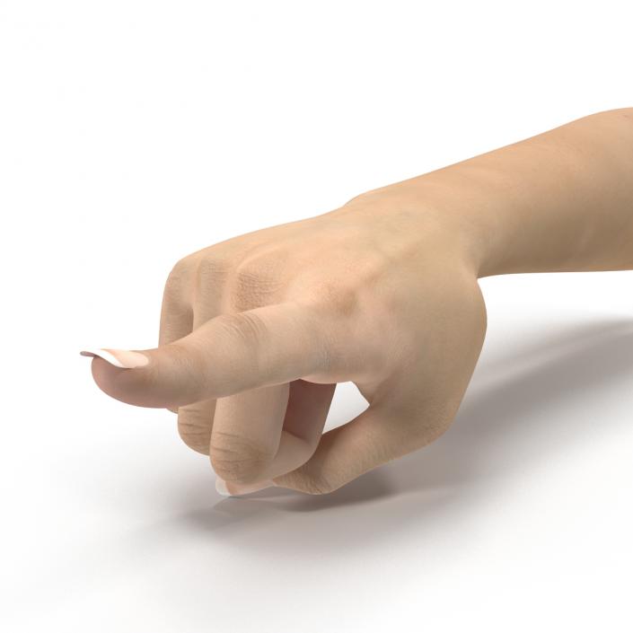 3D model Female Hand 3 Pose 5