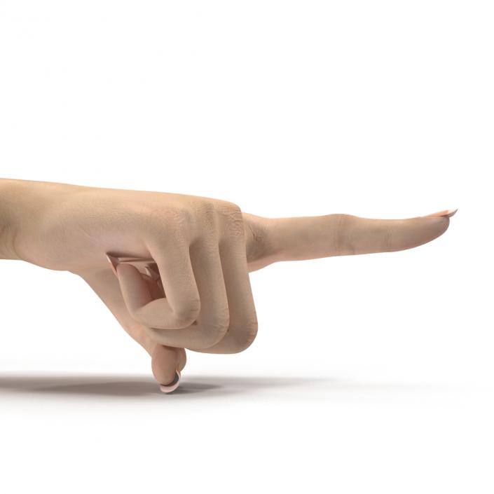 3D model Female Hand 3 Pose 5