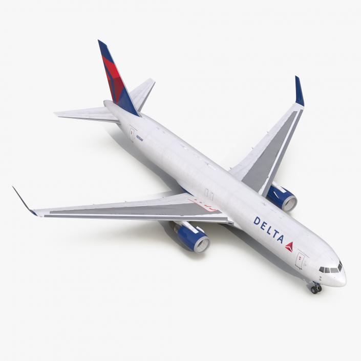 3D Boeing 767-300F Delta Air Lines