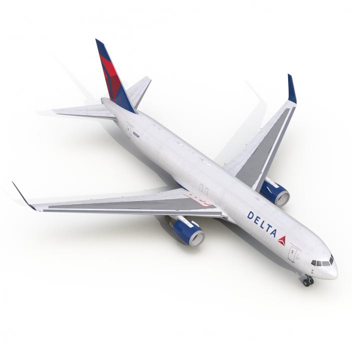 3D Boeing 767-300F Delta Air Lines