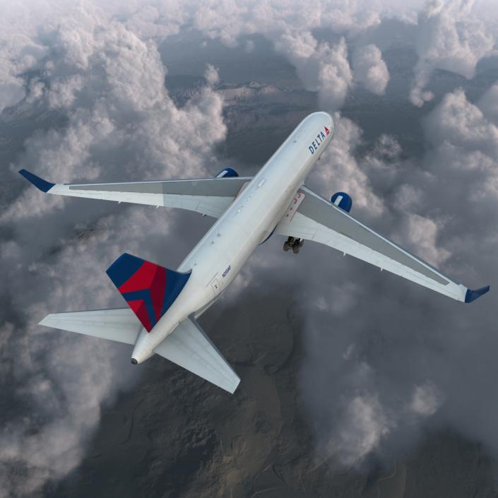 3D Boeing 767-300F Delta Air Lines