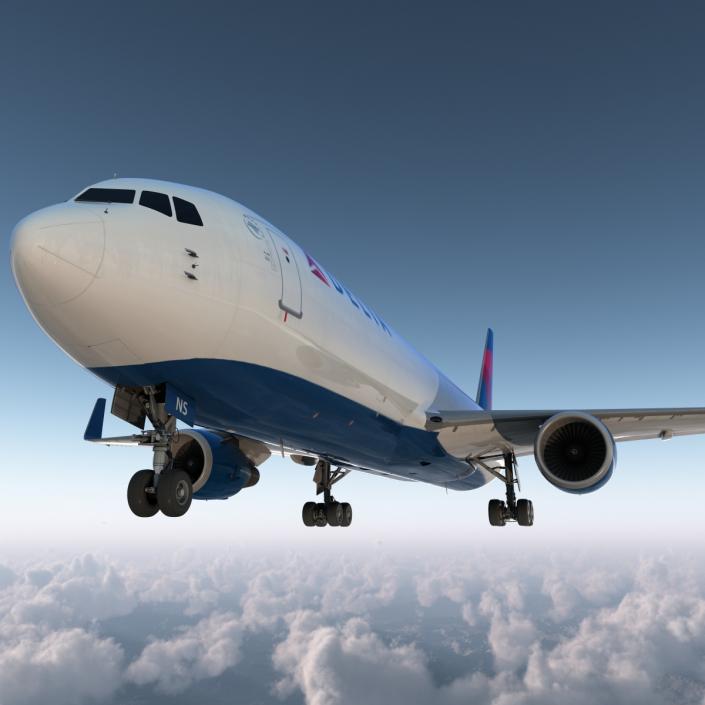 3D Boeing 767-300F Delta Air Lines