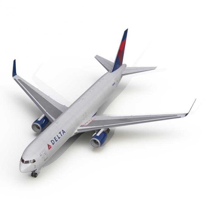 3D Boeing 767-300F Delta Air Lines