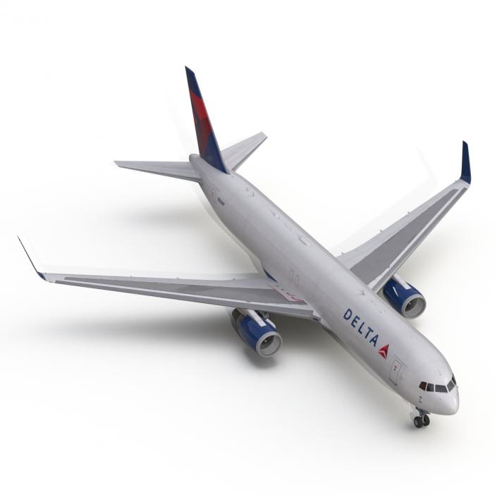 3D Boeing 767-300F Delta Air Lines