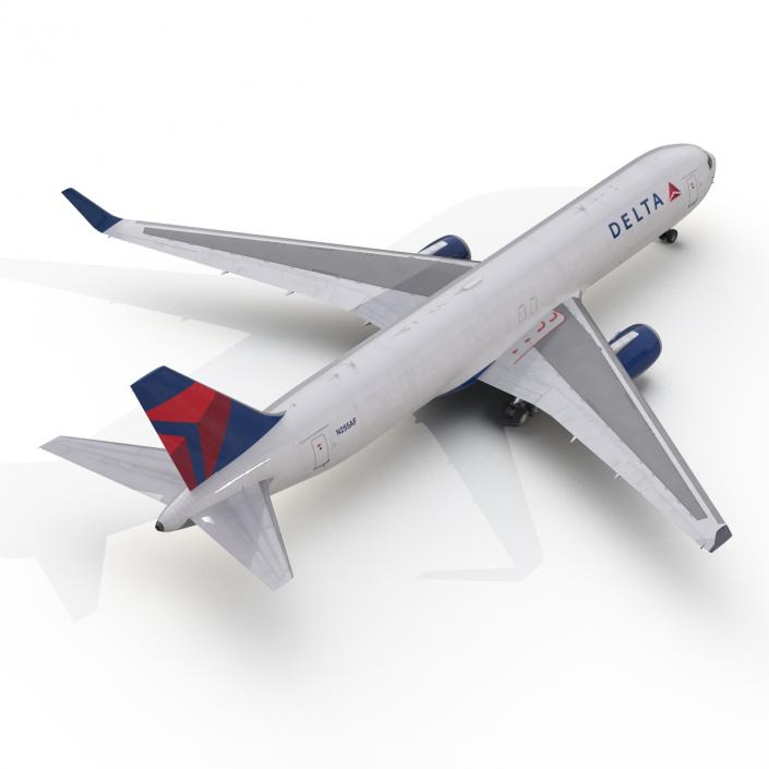 3D Boeing 767-300F Delta Air Lines