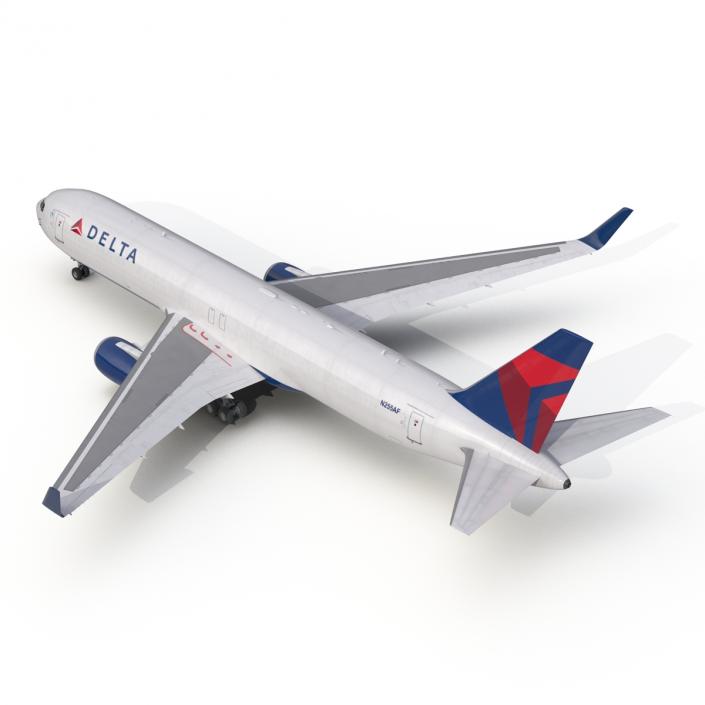 3D Boeing 767-300F Delta Air Lines