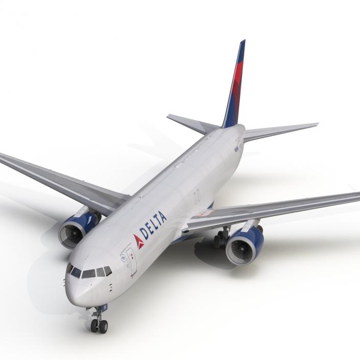 3D Boeing 767-300F Delta Air Lines