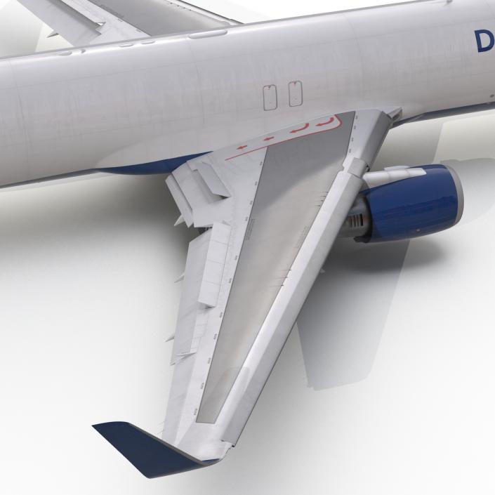 3D Boeing 767-300F Delta Air Lines Rigged model