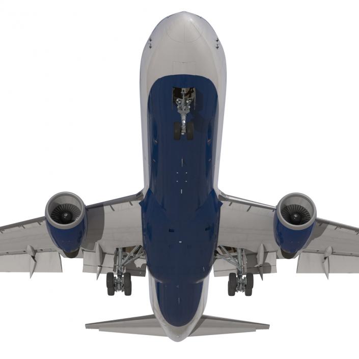 3D Boeing 767-300F Delta Air Lines Rigged model