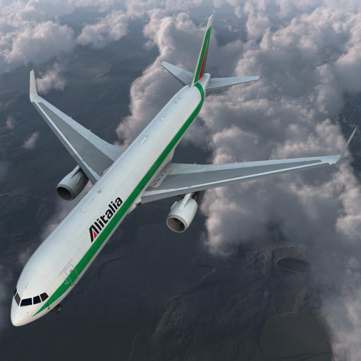 Boeing 767-300F Alitalia 3D model