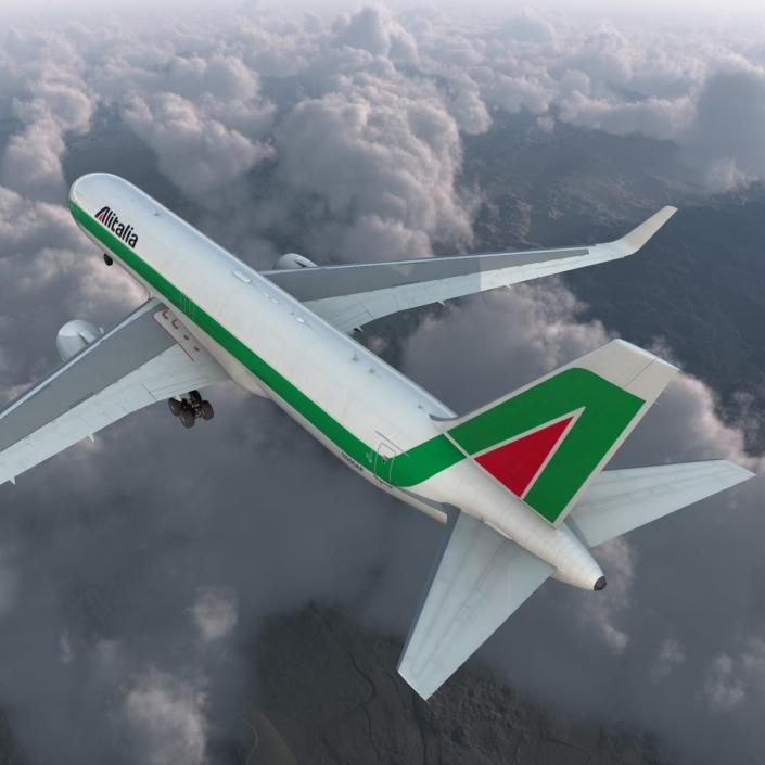 Boeing 767-300F Alitalia 3D model