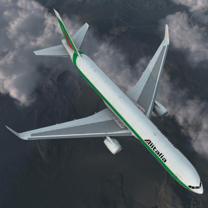 Boeing 767-300F Alitalia 3D model