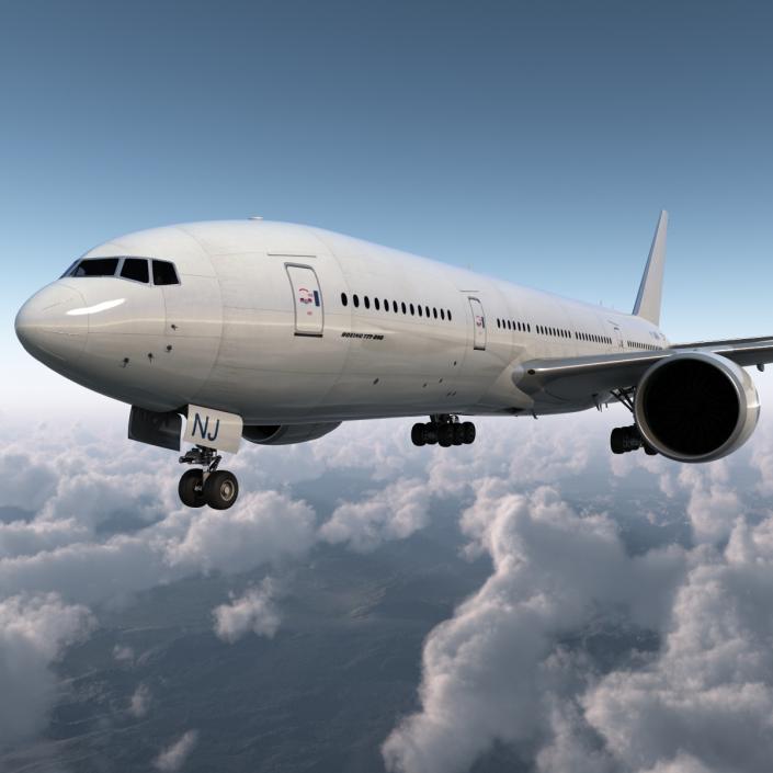 Boeing 777-200 Generic 3D