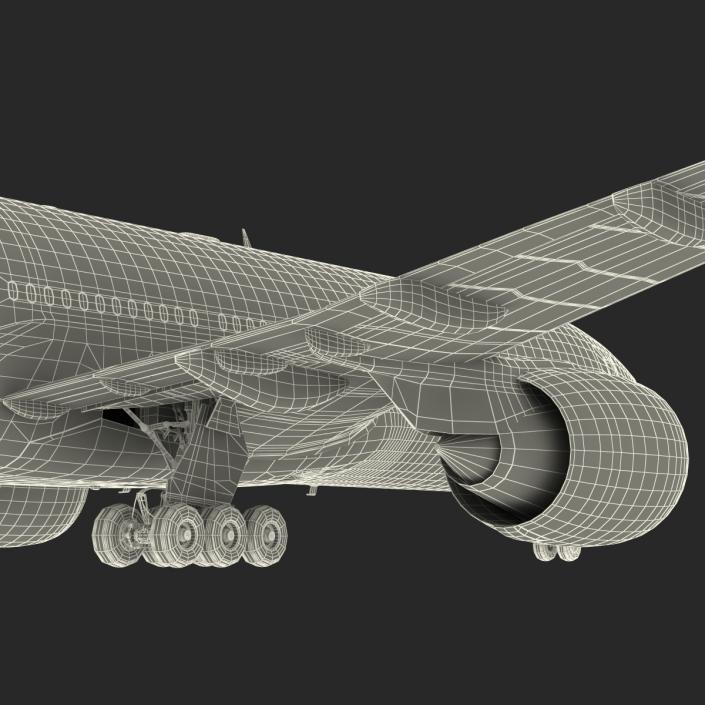 Boeing 777-200 Generic 3D