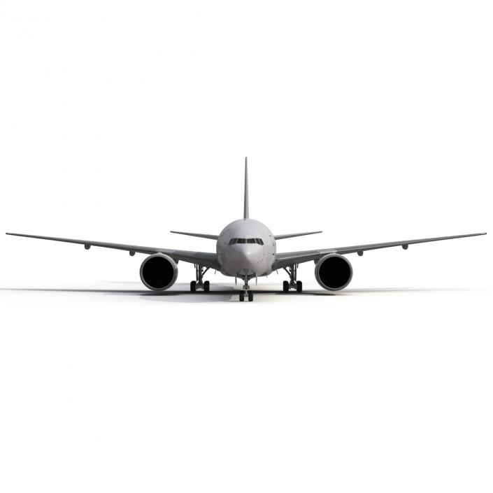 Boeing 777-200 Generic Rigged 3D model