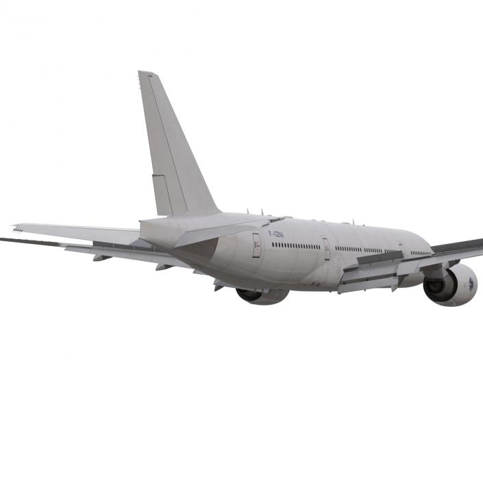 Boeing 777-200 Generic Rigged 3D model