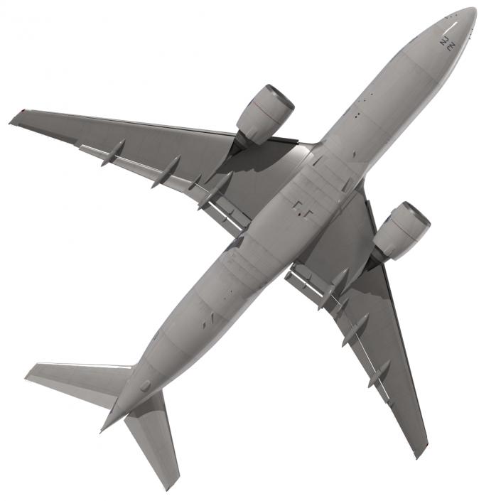 Boeing 777-200 Generic Rigged 3D model