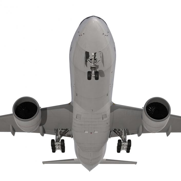 Boeing 777-200 Generic Rigged 3D model