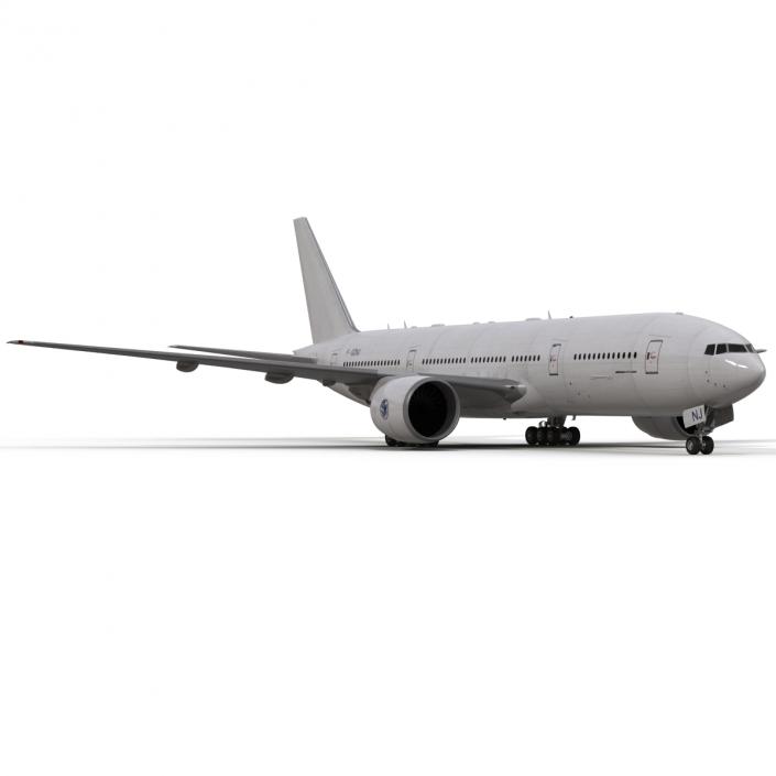 Boeing 777-200 Generic Rigged 3D model