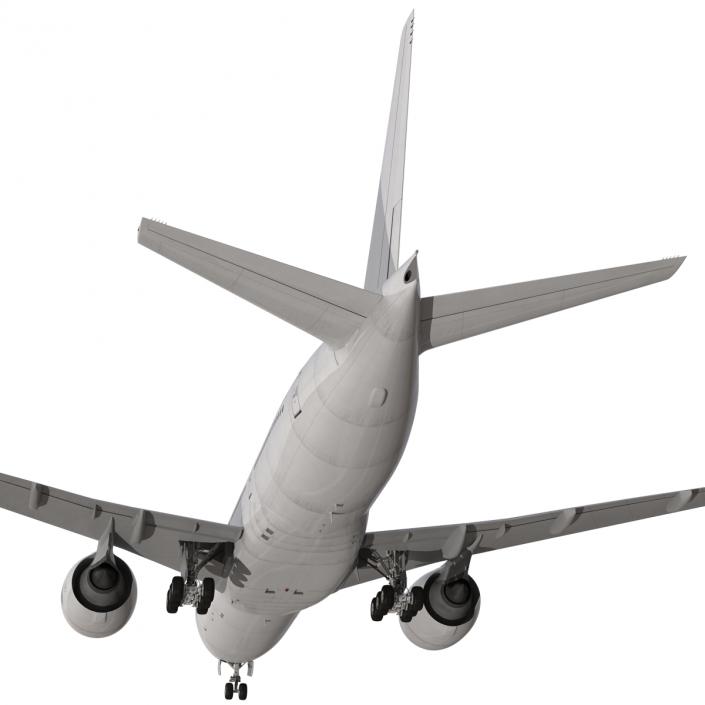 Boeing 777-200 Generic Rigged 3D model