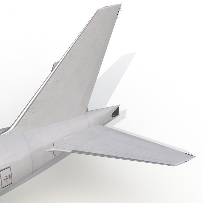 Boeing 777-200 Generic Rigged 3D model